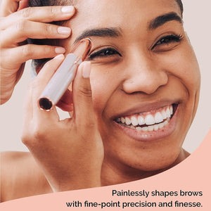 Electric Eyebrow Trimmer with LED | Flawless Brows Hair Remover – Painless & Hypoallergenic