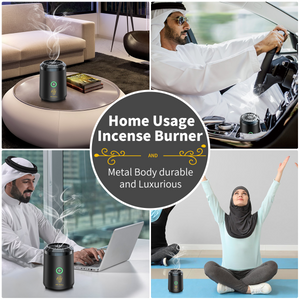 Premium Golden Electric Oud Burner – Plus Edition Mabkhara