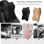 Car Neck Pillow for Headrest – Memory Foam Car Seat Cushion for Neck & Head Support | Comfortable Travel Pillow | COD in Saudi Arabia وسادة الرقبة للسيارة – وسادة ميموري فوم لدعم الرأس والرقبة | راحة أثناء القيادة | الدفع عند الاستلام في السعودية