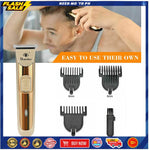 Electric Hair & Beard Trimmer – Professional Rechargeable Grooming Clipper for Men – T-Blade Zero Gap, Stainless Steel, USB Cordless: ماكينة حلاقة شعر ولحية كهربائية احترافية – شحن USB لاسلكي – شفرات T مقاومة للصدأ – قص دقيق للرجال