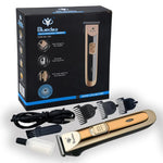Electric Hair & Beard Trimmer – Professional Rechargeable Grooming Clipper for Men – T-Blade Zero Gap, Stainless Steel, USB Cordless: ماكينة حلاقة شعر ولحية كهربائية احترافية – شحن USB لاسلكي – شفرات T مقاومة للصدأ – قص دقيق للرجال