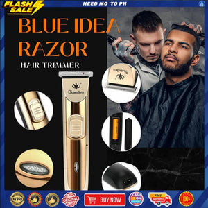 Electric Hair & Beard Trimmer – Professional Rechargeable Grooming Clipper for Men – T-Blade Zero Gap, Stainless Steel, USB Cordless: ماكينة حلاقة شعر ولحية كهربائية احترافية – شحن USB لاسلكي – شفرات T مقاومة للصدأ – قص دقيق للرجال