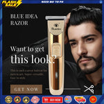 Electric Hair & Beard Trimmer – Professional Rechargeable Grooming Clipper for Men – T-Blade Zero Gap, Stainless Steel, USB Cordless: ماكينة حلاقة شعر ولحية كهربائية احترافية – شحن USB لاسلكي – شفرات T مقاومة للصدأ – قص دقيق للرجال